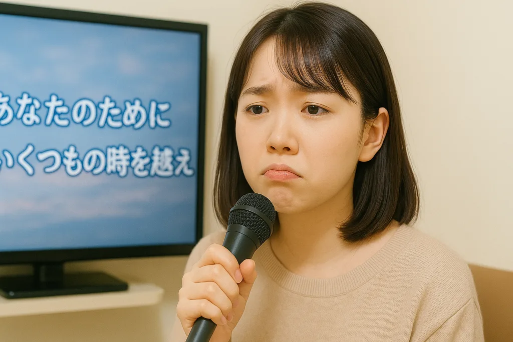 カラオケで上手く歌う