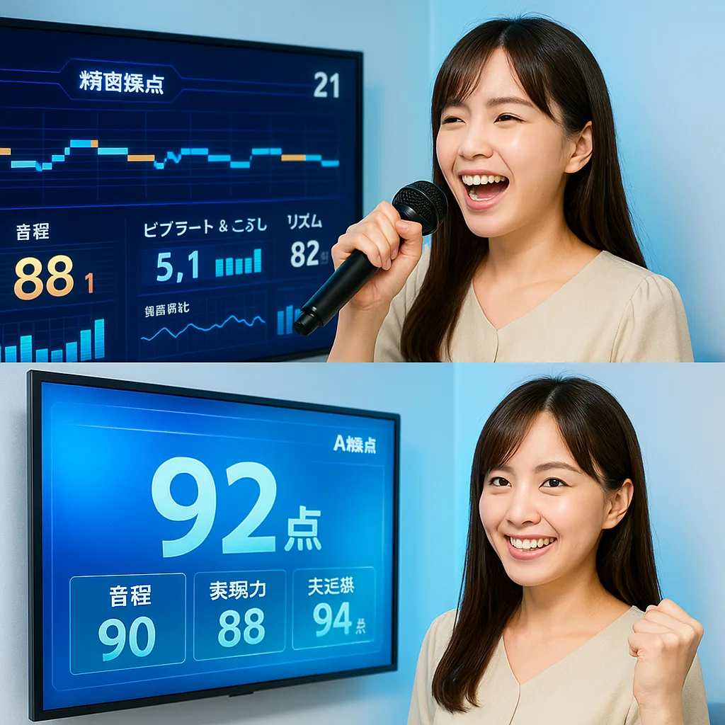 カラオケで上手く歌う Ai採点 DAM JOYSOUND