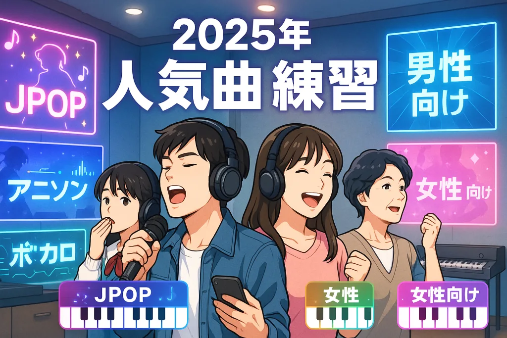 カラオケで上手く歌う