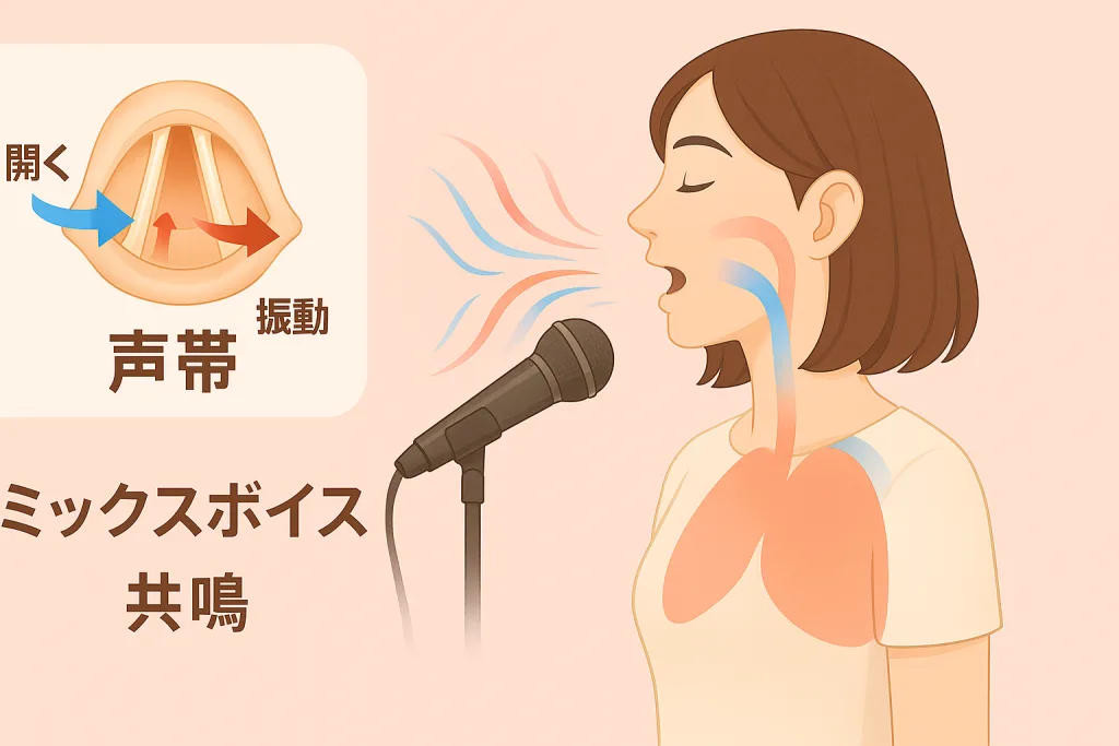 美しい歌声をつくる ボイトレ ミックスボイス