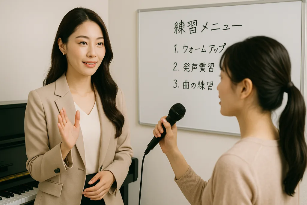 ビブラート 練習方法、ビブラート 上達、カラオケ 精密採点