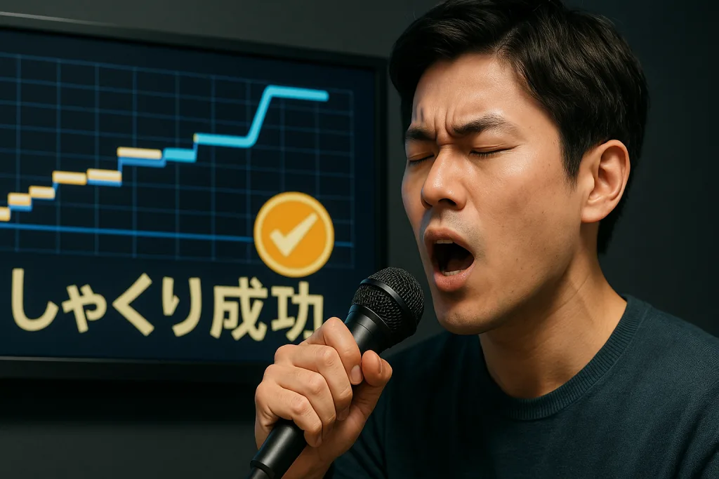 しゃくり カラオケ 精密採点 発声