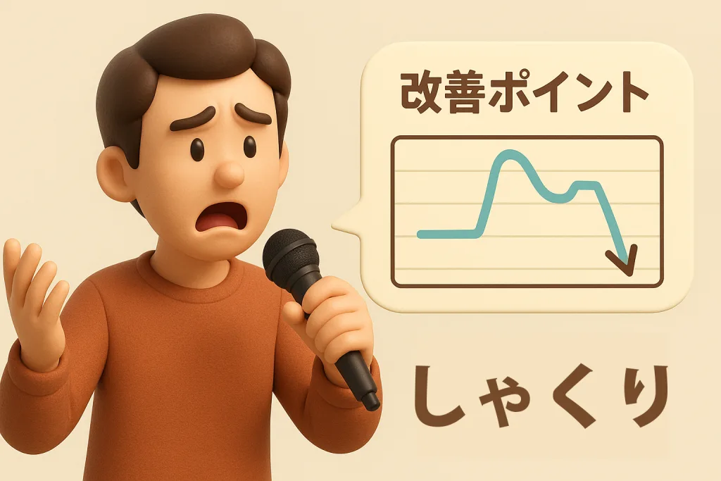 しゃくり カラオケ 精密採点 発声