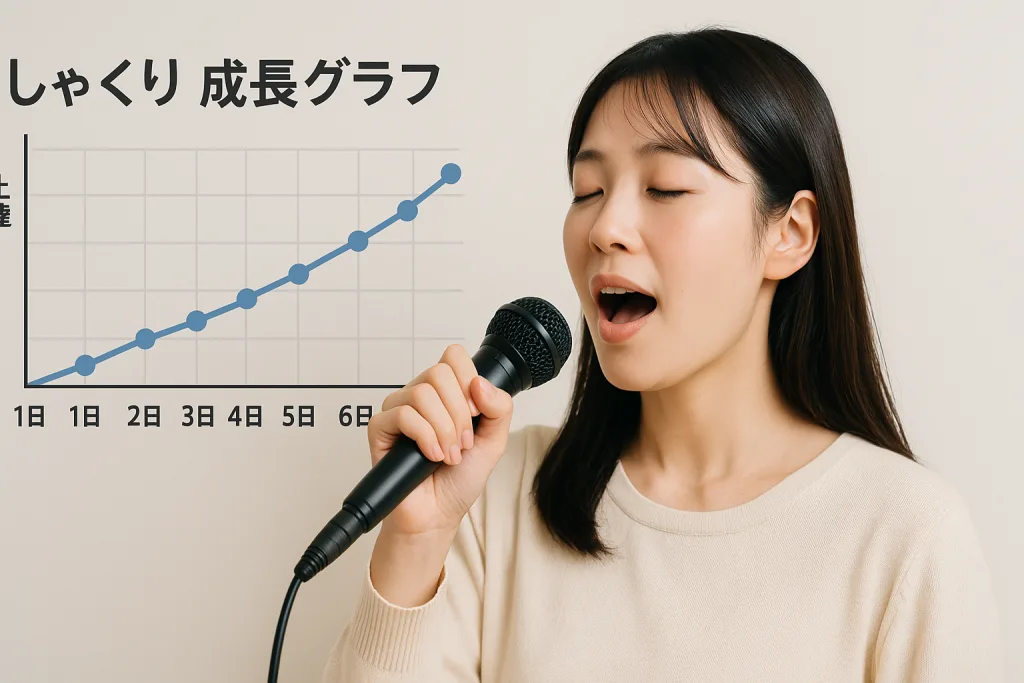しゃくり カラオケ 精密採点 発声