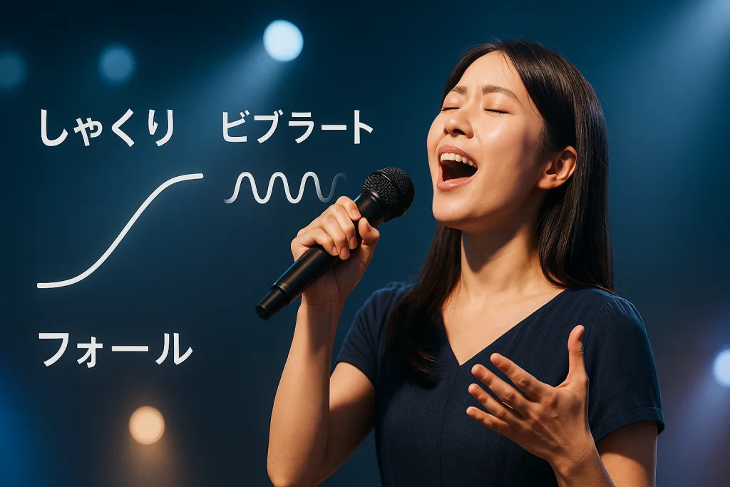 しゃくり カラオケ 精密採点 発声