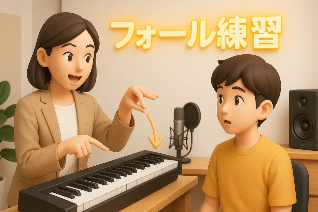 フォール カラオケ 精密採点 発声