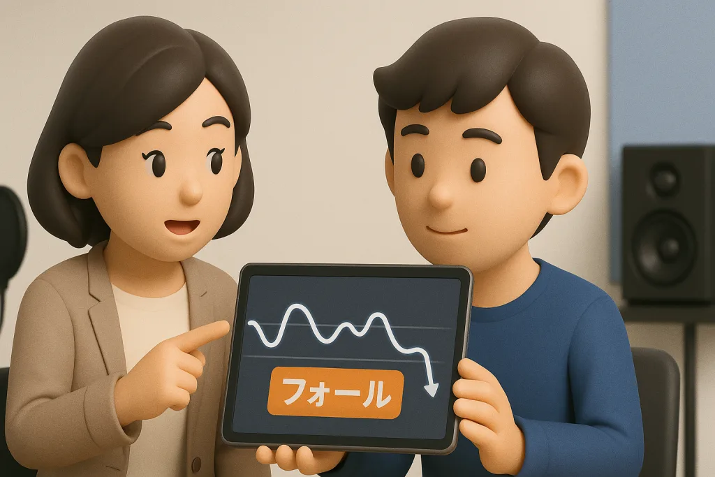 フォール カラオケ 精密採点 発声