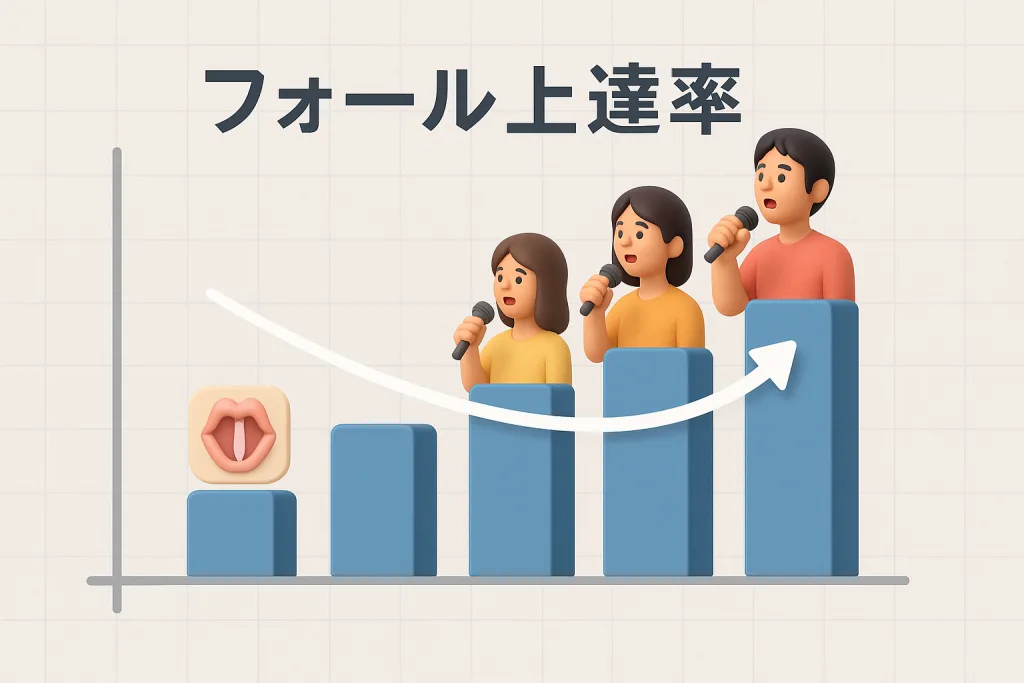フォール カラオケ 精密採点 発声