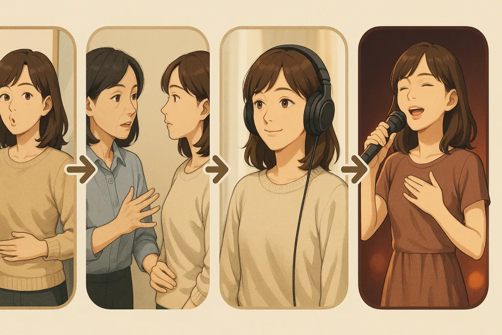 声の改善にはどれくらいの期間がかかる?