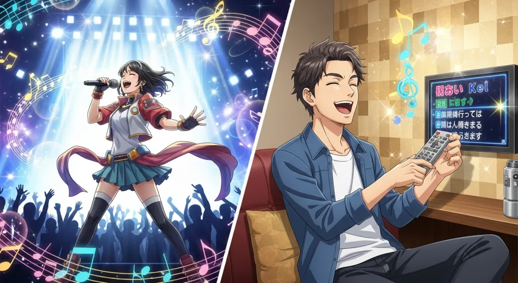 最近流行りのキーの高い楽曲の歌い方