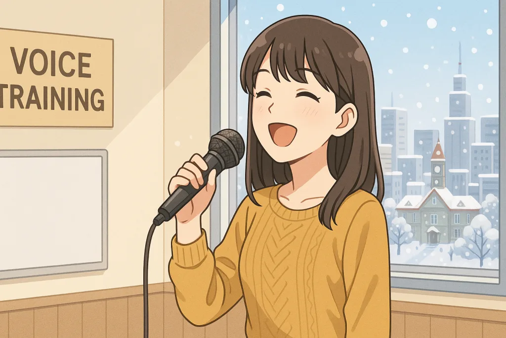 最近流行りのキーの高い楽曲の歌い方