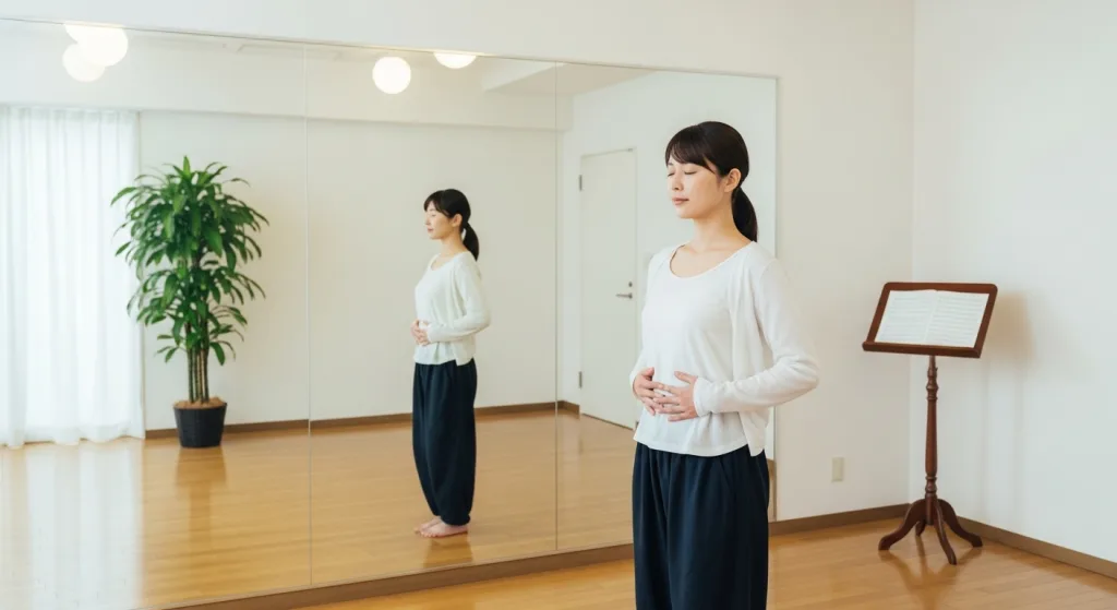 腹式呼吸トレーニング