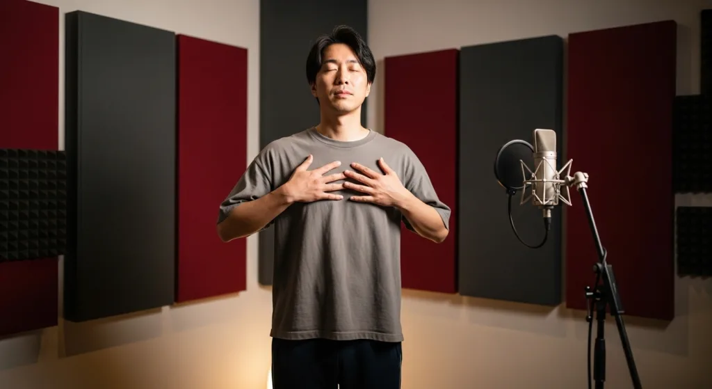 胸式呼吸トレーニング