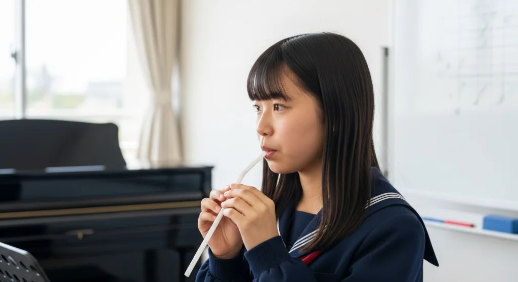 ストロー呼吸トレーニング