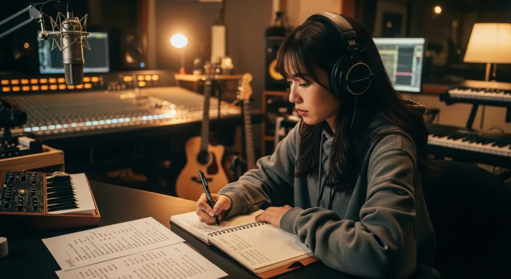 楽曲制作　ボイトレ