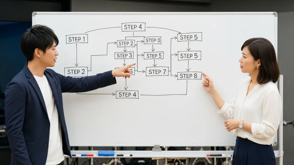 リズムセブンアカデミーの「経験0からデビュー」フルサポートの流れ