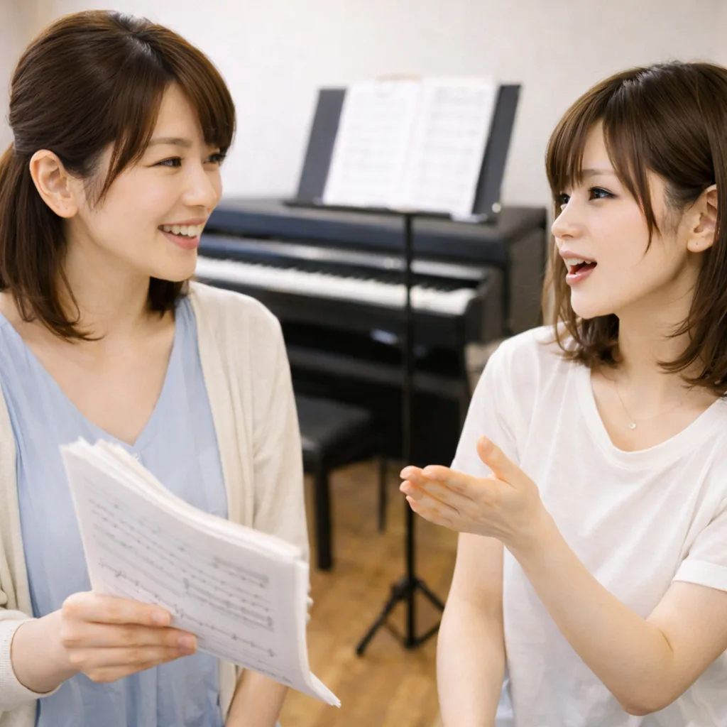 ボーカルレッスンのひととき