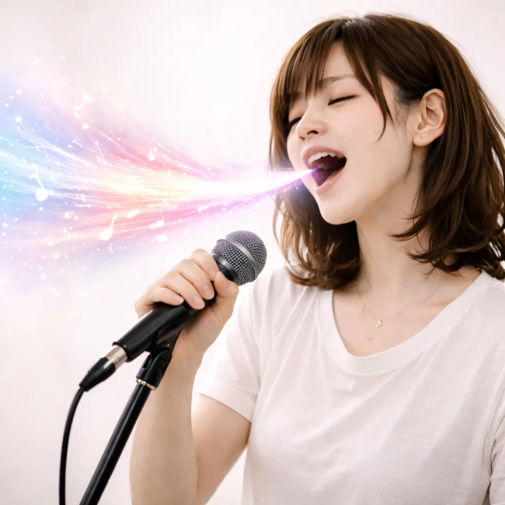 音波の輝きと歌声